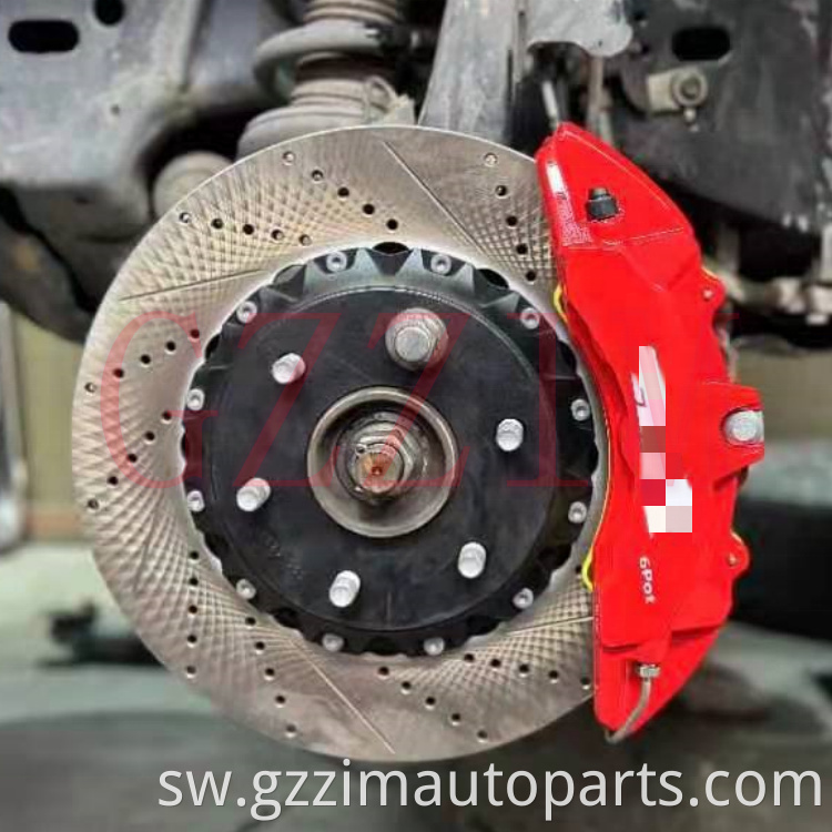 Utendaji wa hali ya juu Mfumo wa kuvunja auto Brake Kit 6 Pot Gari Brake kwa Tundra